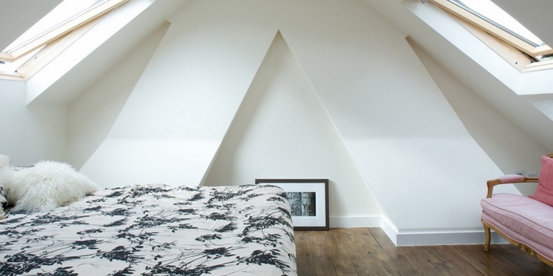 Attic conversion signifying building regulations certificate