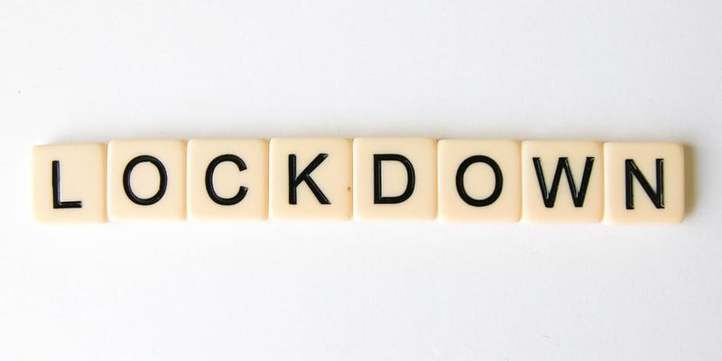 Scrabble letters spelling Lockdown (and resulting Coronavirus Job Retention Scheme)