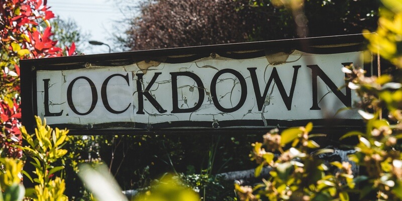 Lockdown street sign