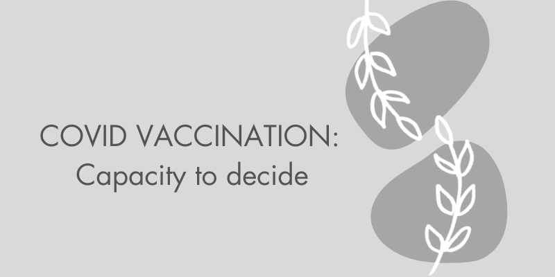 Covid Vaccination capacity to decide typography