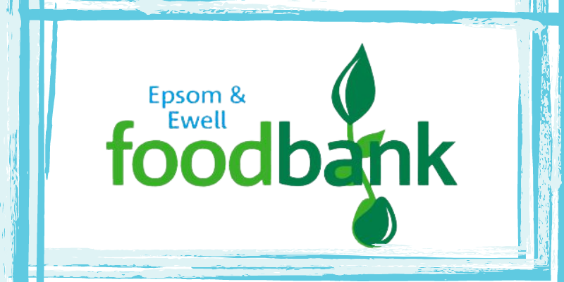 Epsom and Ewell Foodbank logo of a green shoot