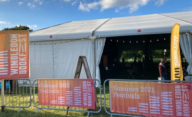 Wimbledon Bookfest tent