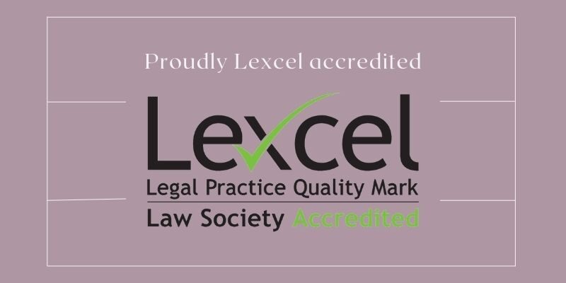 Typographic logo of Lexcel for the Legal Practice Quality Mark