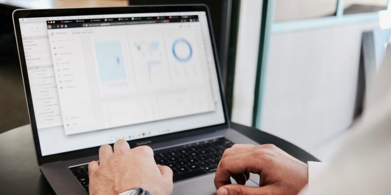 Open laptop signifying international data transfer agreements and EU Standard Contractual Clauses.